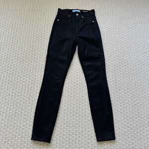7 For All Mankind high waist ankle coated skinny jeans New Condition